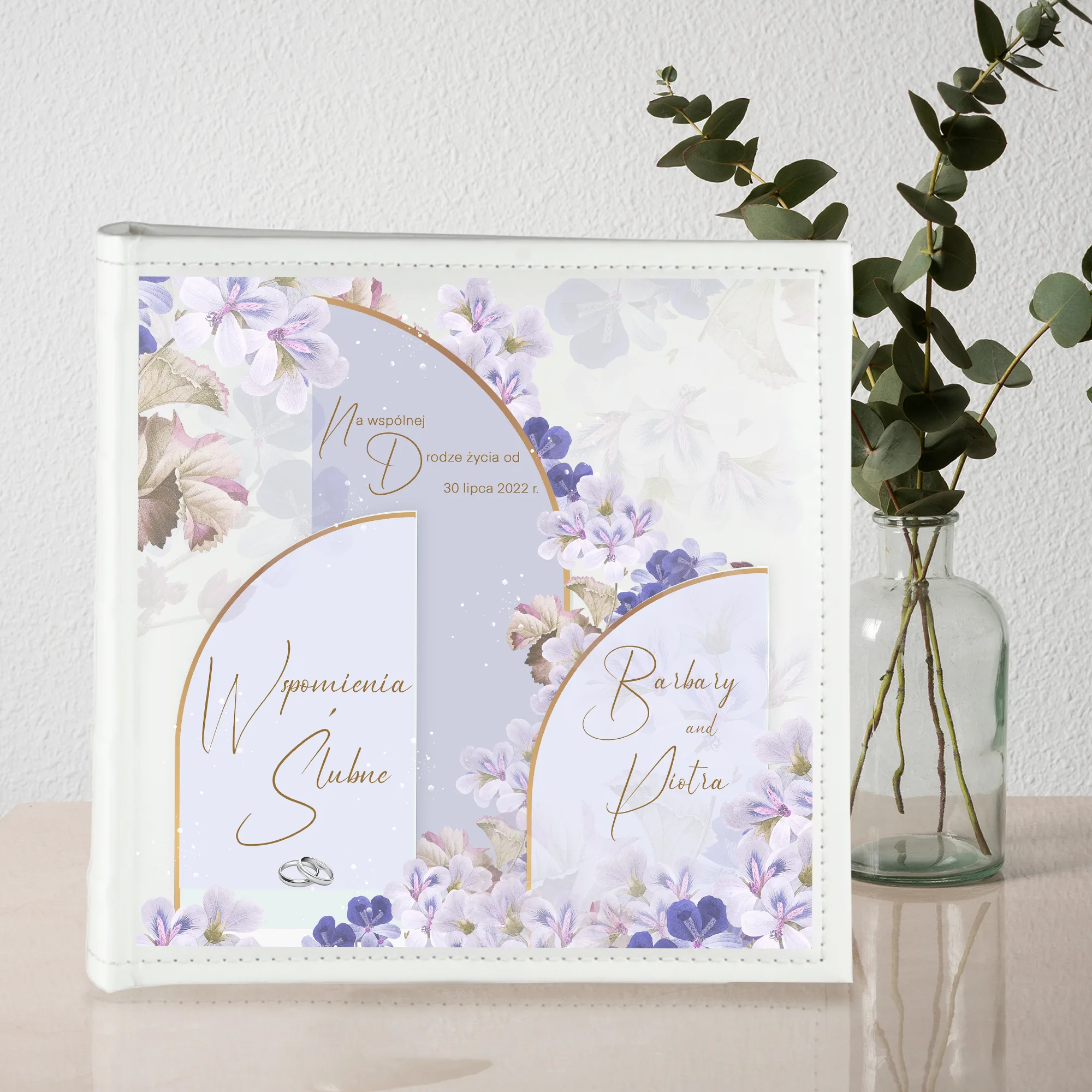 Personalizowany Album na Zdjęcia 10x15 – Pamiątka Ślubu dla Pary Młodej - obrazek 3