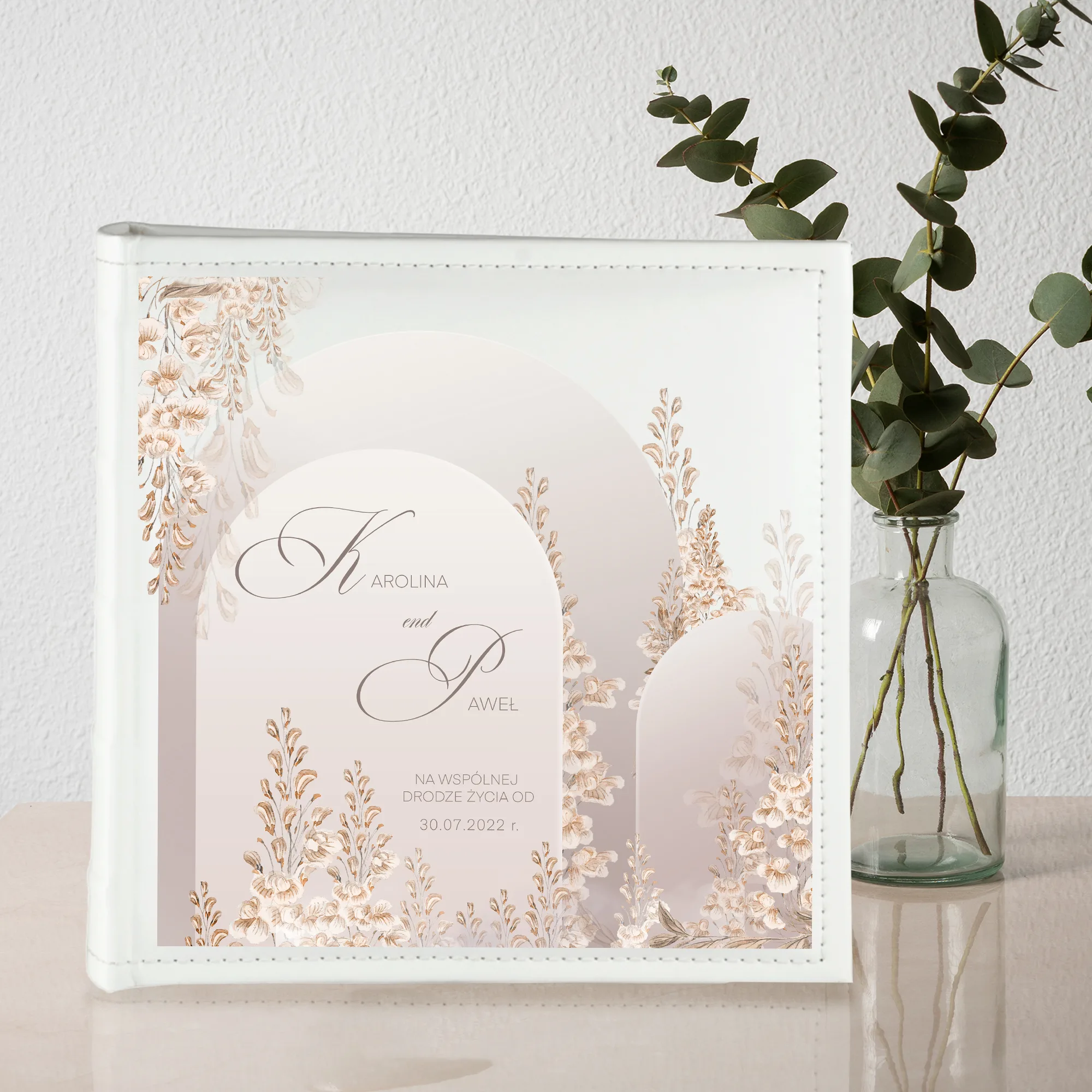 Personalizowany Album – Pamiątka Ślubu dla Pary Młodej - obrazek 3