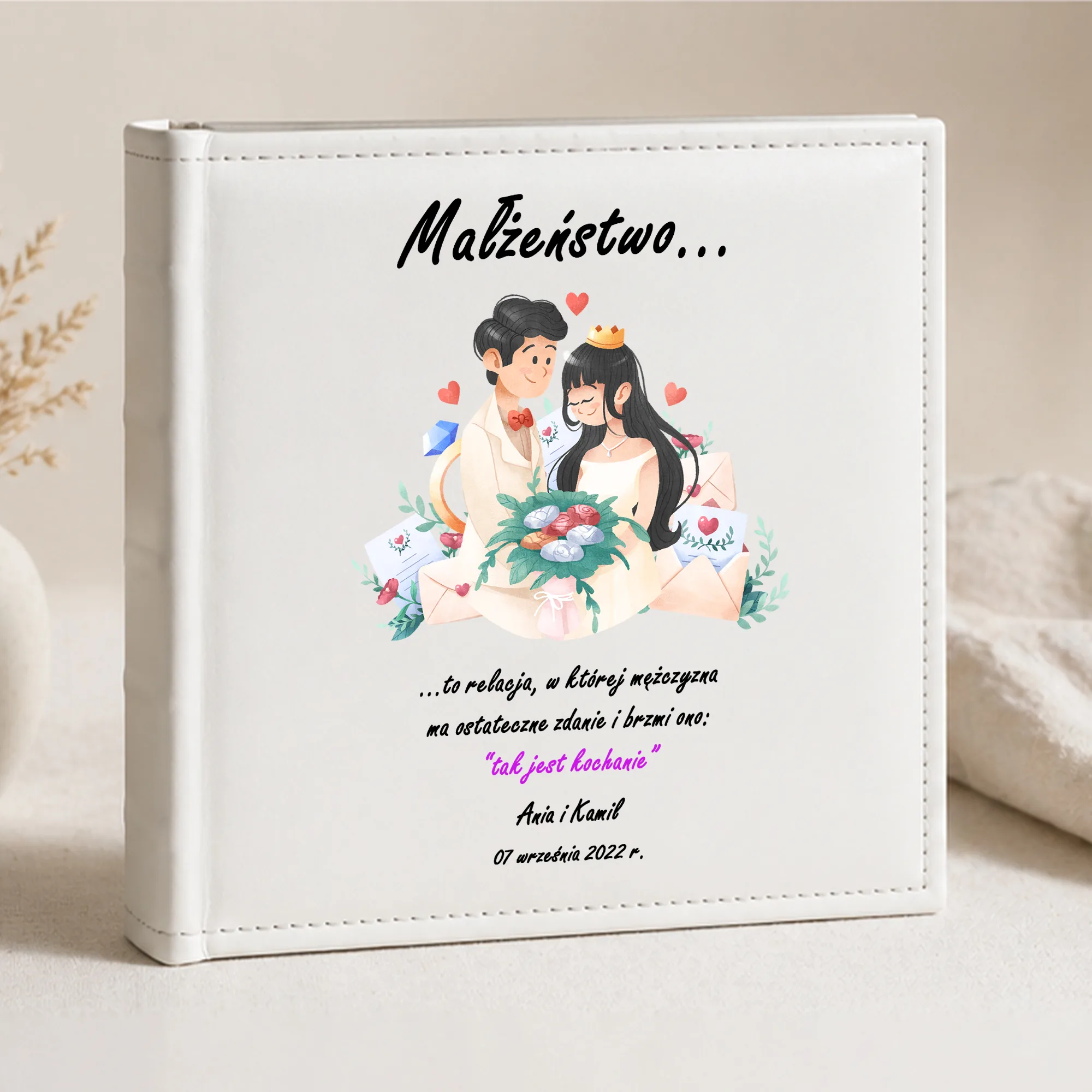 Personalizowany Album na Zdjęcia – Małżeństwo… „Tak jest, Kochanie!” - obrazek 3