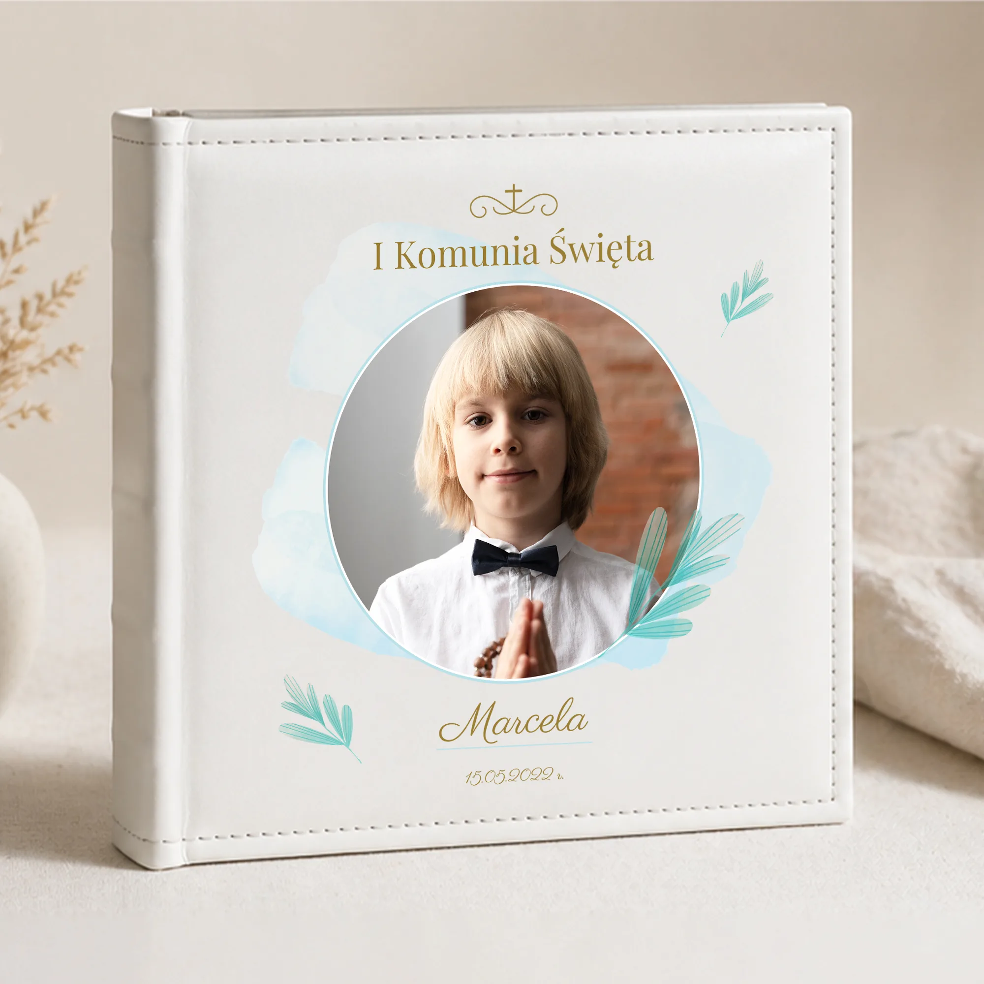 Personalizowany album na zdjęcia – pamiątka I Komunii Świętej - obrazek 4
