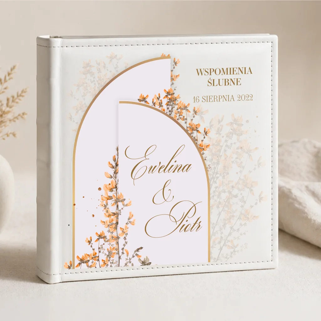 Album Ślubny z Imionami i Datą Ślubu – Personalizowany Prezent