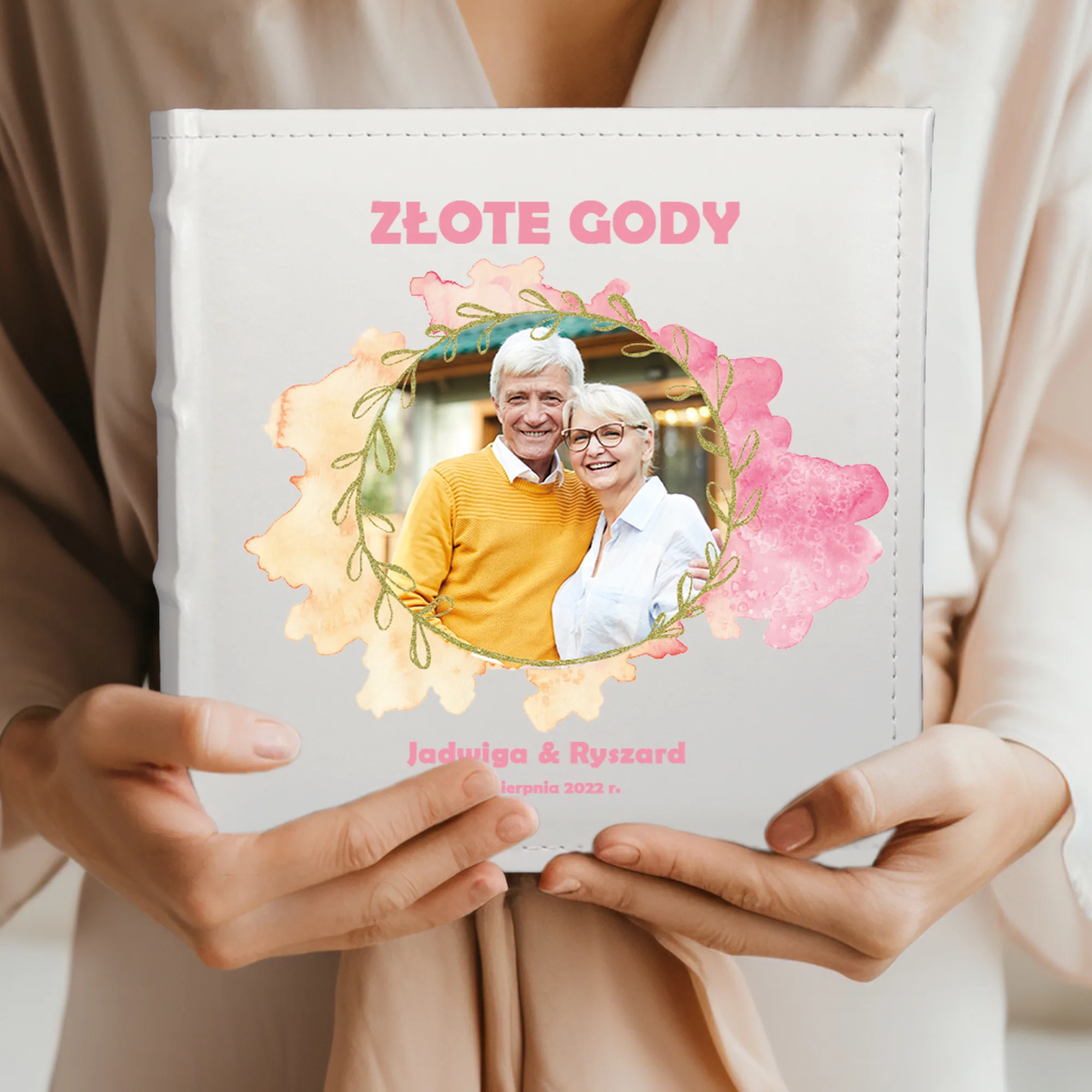 Personalizowany Album na Rocznicę Ślubu ze Zdjęciem, Imionami i Datą - obrazek 4