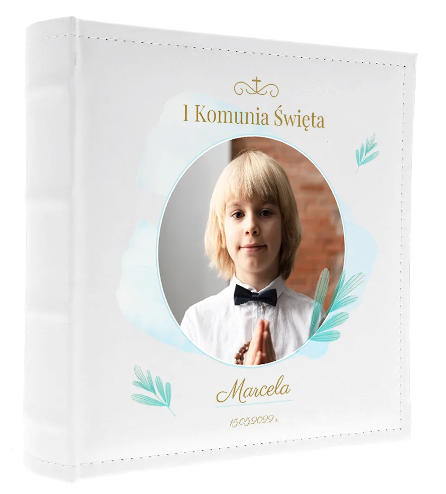 Personalizowany album na zdjęcia – pamiątka I Komunii Świętej - obrazek 6