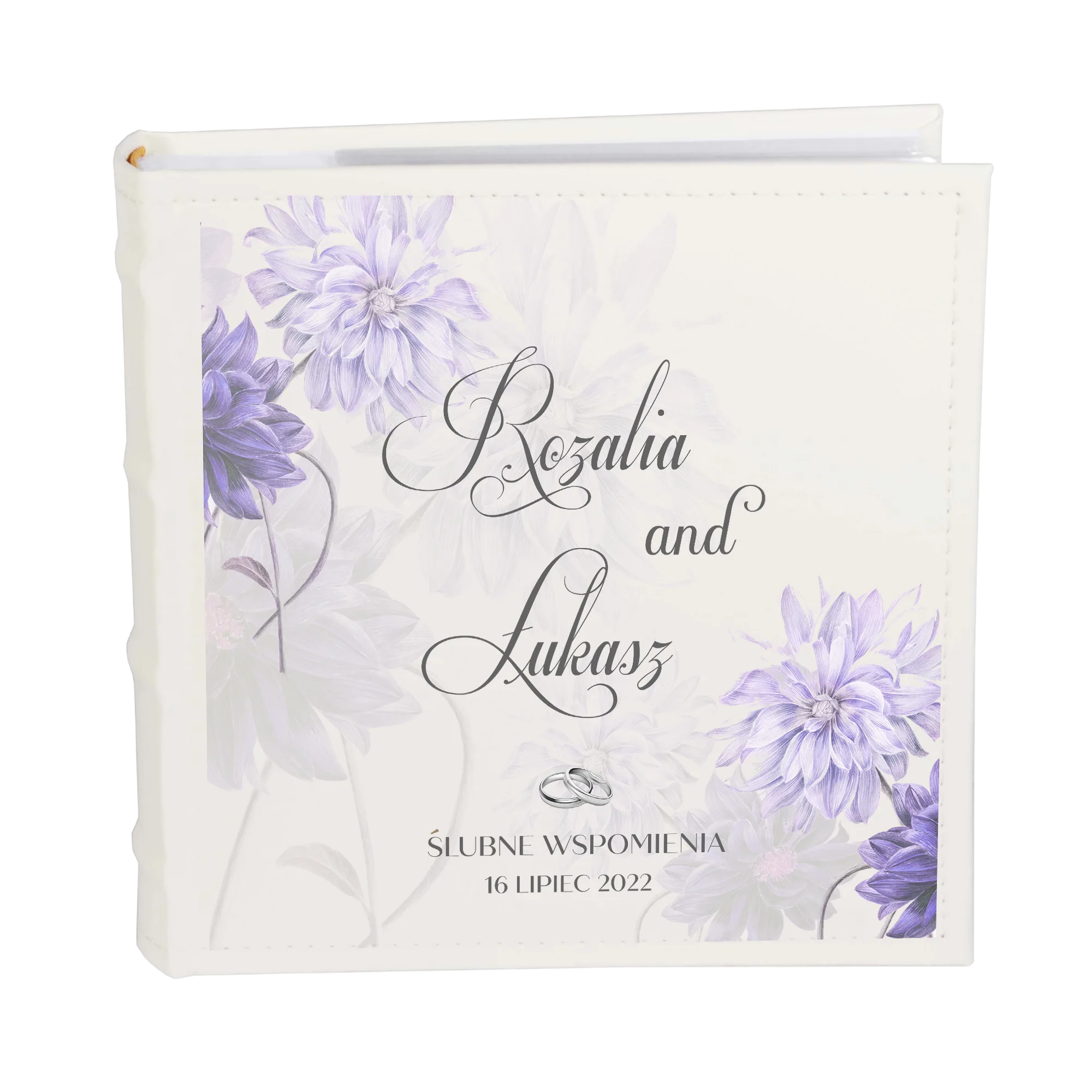 Elegancki Album na Zdjęcia Ślubne – Personalizowany Prezent Ślubny - obrazek 5