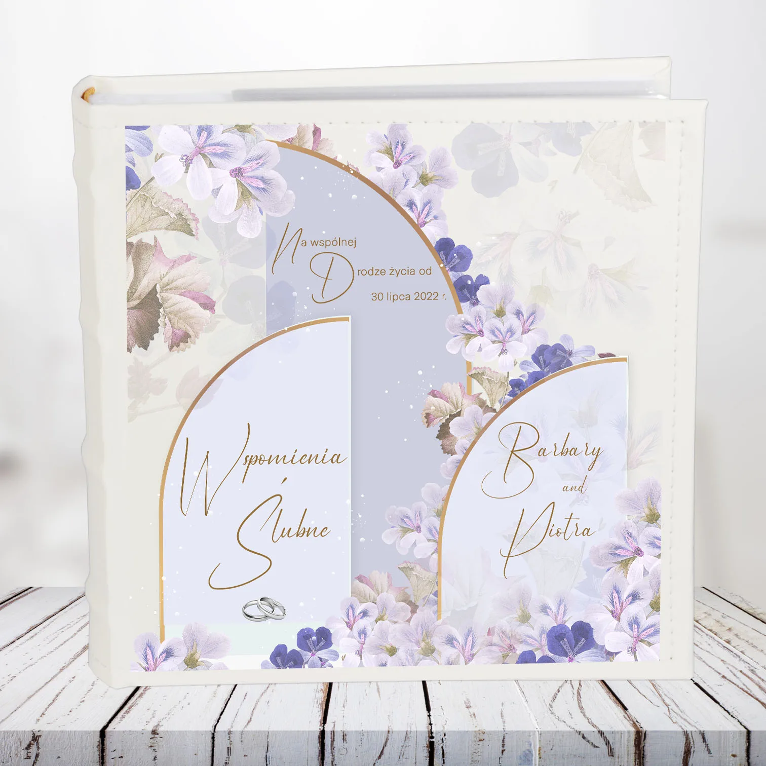 Personalizowany Album na Zdjęcia 10x15 – Pamiątka Ślubu dla Pary Młodej - obrazek 7