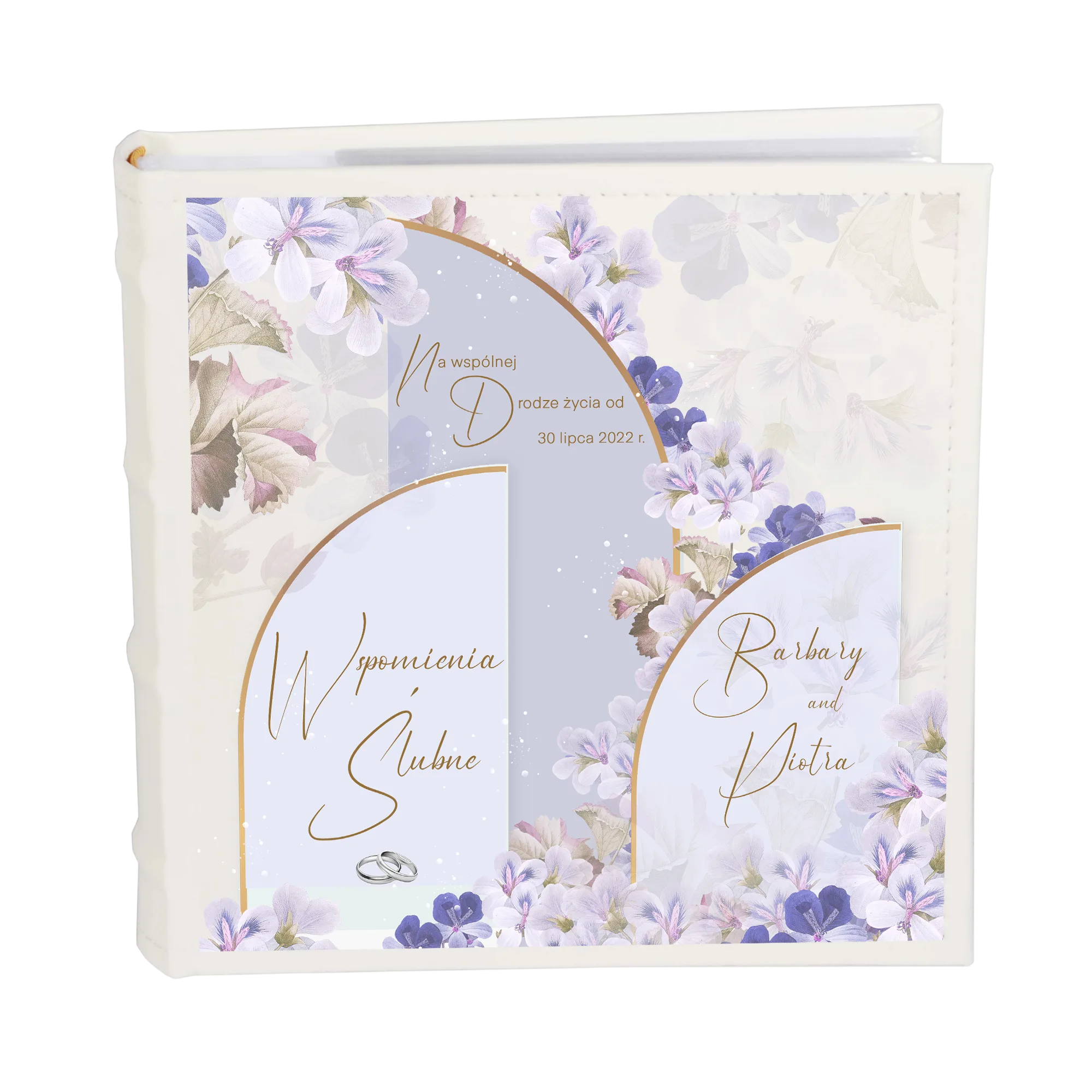 Personalizowany Album na Zdjęcia 10x15 – Pamiątka Ślubu dla Pary Młodej - obrazek 6