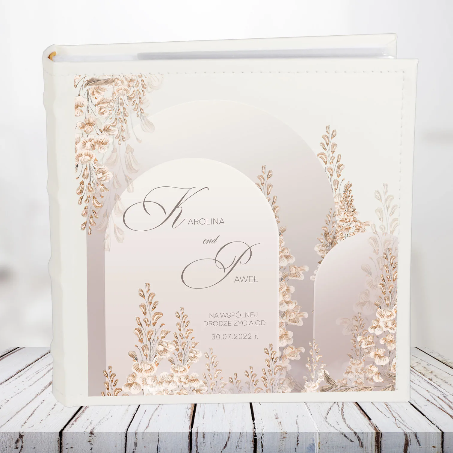 Personalizowany Album – Pamiątka Ślubu dla Pary Młodej - obrazek 6