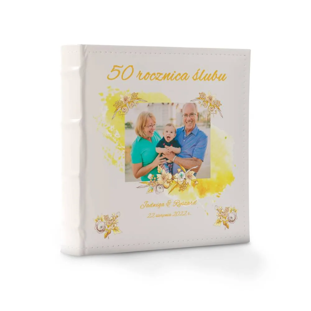 Personalizowany Album na Rocznicę Ślubu ze Zdjęciem, Imionami i Datą - obrazek 5