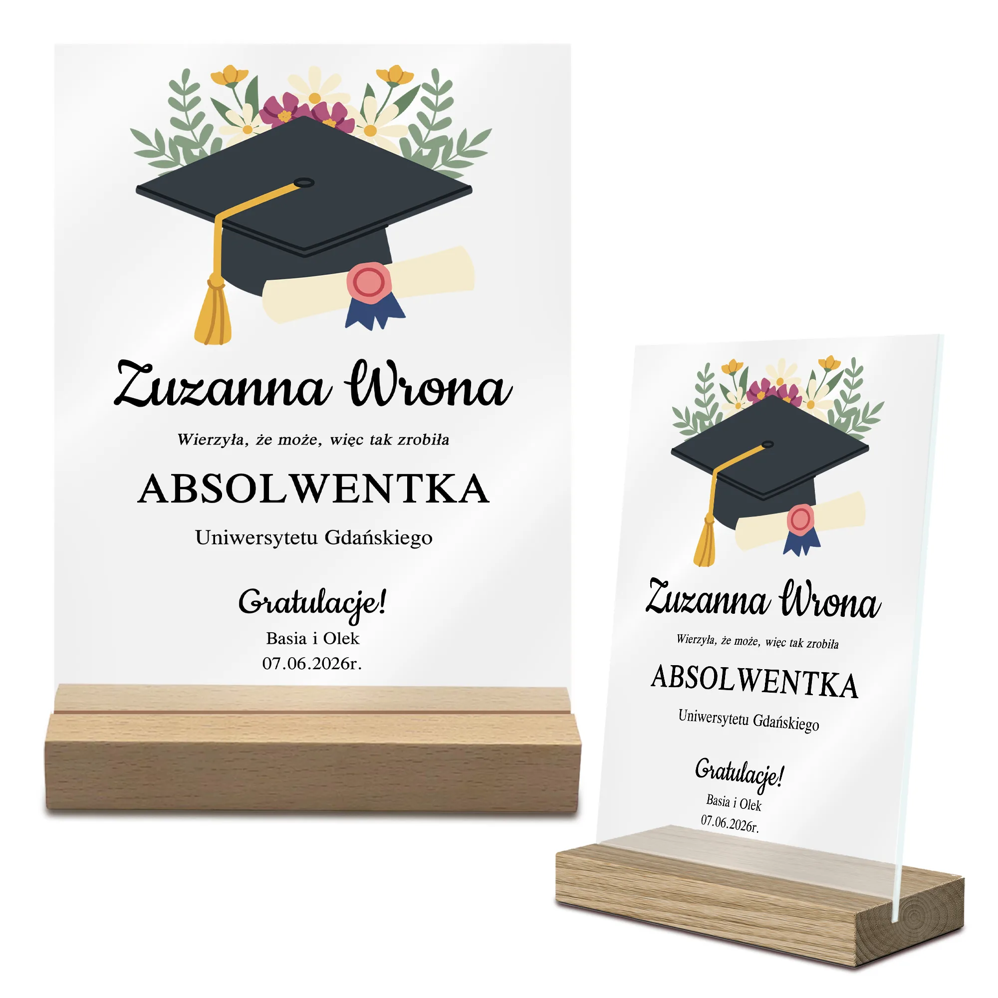 Statuetka dla Absolwenta – Personalizowana Pamiątka Ukończenia Studiów - obrazek 2