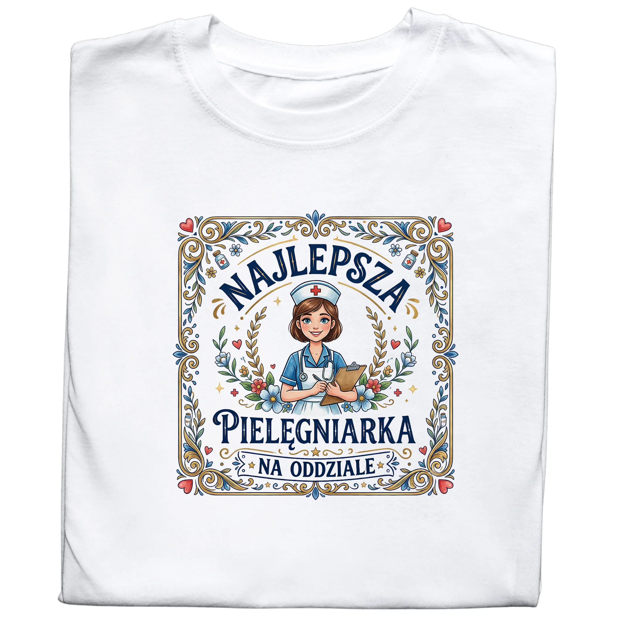 Koszulka z nadrukiem „Najlepsza Pielęgniarka”