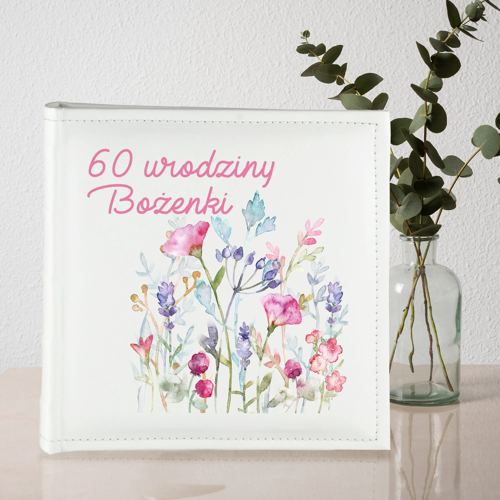 Album na Zdjęcia na 60 Urodziny – Personalizowany z Imieniem - obrazek 2