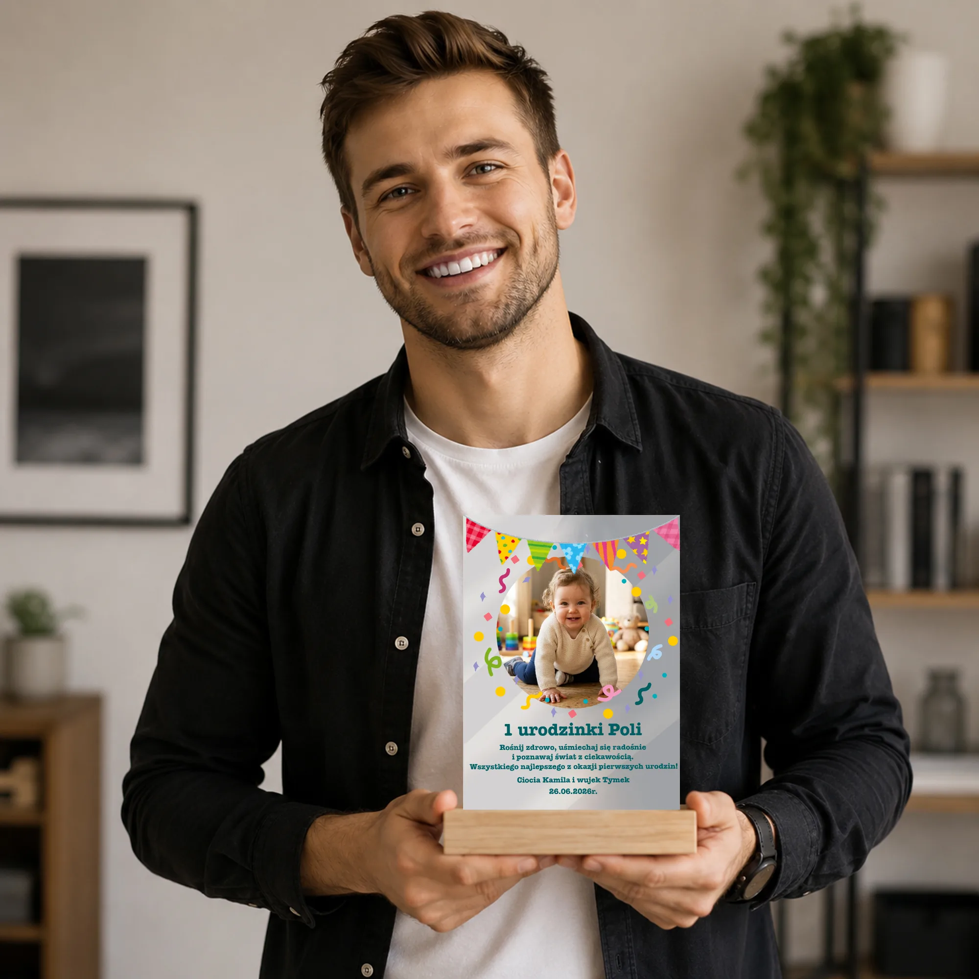 Statuetka na 1 Urodziny Roczek – Personalizowana Pamiątka - obrazek 4
