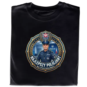 Koszulka z nadrukiem „Najlepszy Policjant”