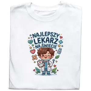 Koszulka z nadrukiem „Najlepszy Lekarz”