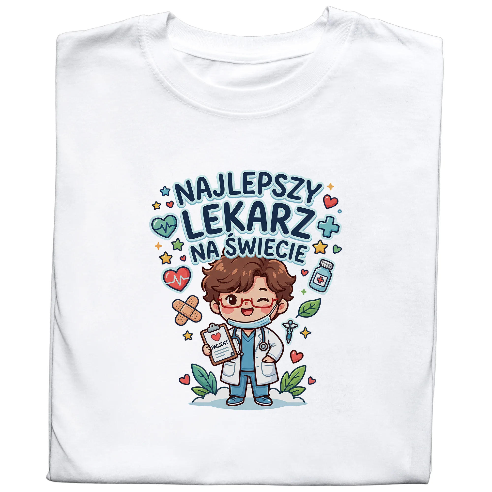 Koszulka z nadrukiem „Najlepszy Lekarz”