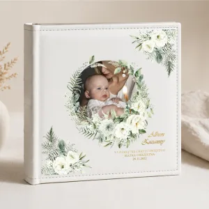 Album na Chrzest Święty ze Zdjęciem | Personalizowana Pamiątka Chrztu