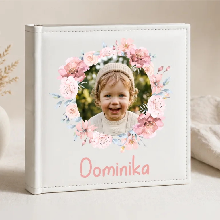 Album na Zdjęcia Personalizowany ze Zdjęciem i Imieniem Dziecka
