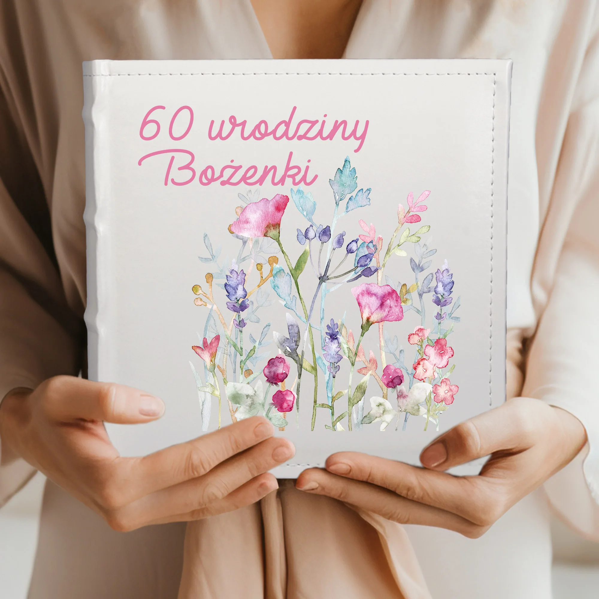 Album na Zdjęcia na 60 Urodziny – Personalizowany z Imieniem - obrazek 4