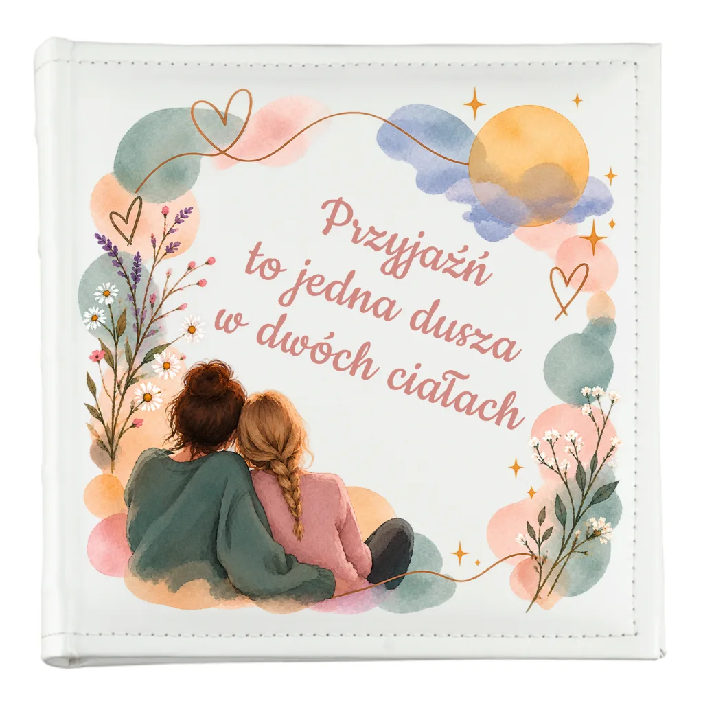 Album z Napisem „Przyjaźń to Jedna Dusza w Dwóch Ciałach” – Wyjątkowy Prezent