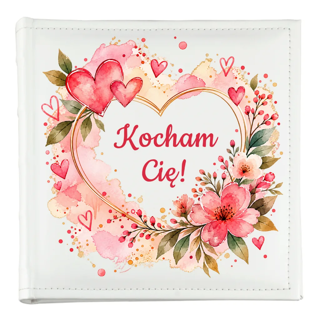 Album „Kocham Cię” – Romantyczny Album na Zdjęcia dla Ukochanej Osoby