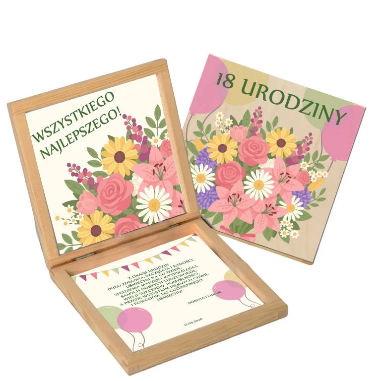 Drewniane Pudełko na Pieniądze – Elegancki Prezent zamiast Koperty