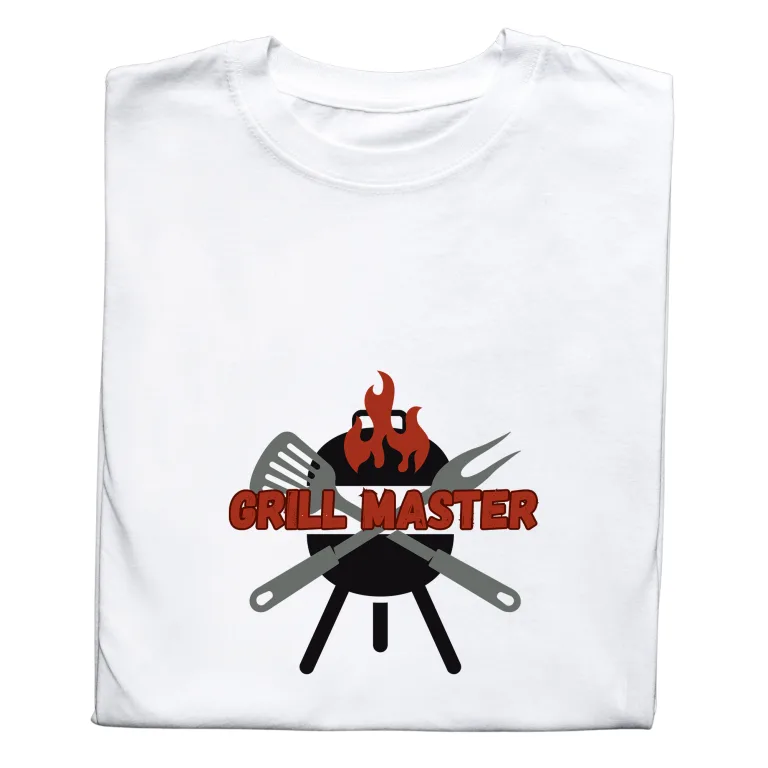 Koszulka z Nadrukiem Grill – Śmieszna Koszulka dla Króla Grilla