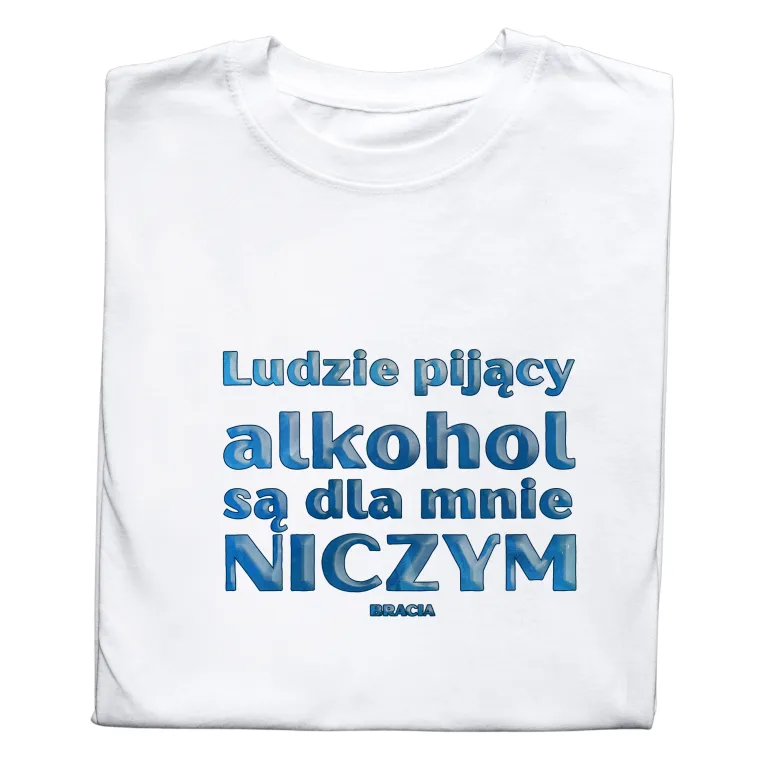 Koszulka z Nadrukiem „Pijący Alkohol Bracia” – Śmieszny Prezent dla Braci