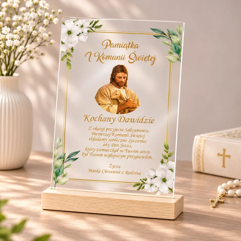 Pamiątka Pierwszej Komunii Świętej – Statuetka