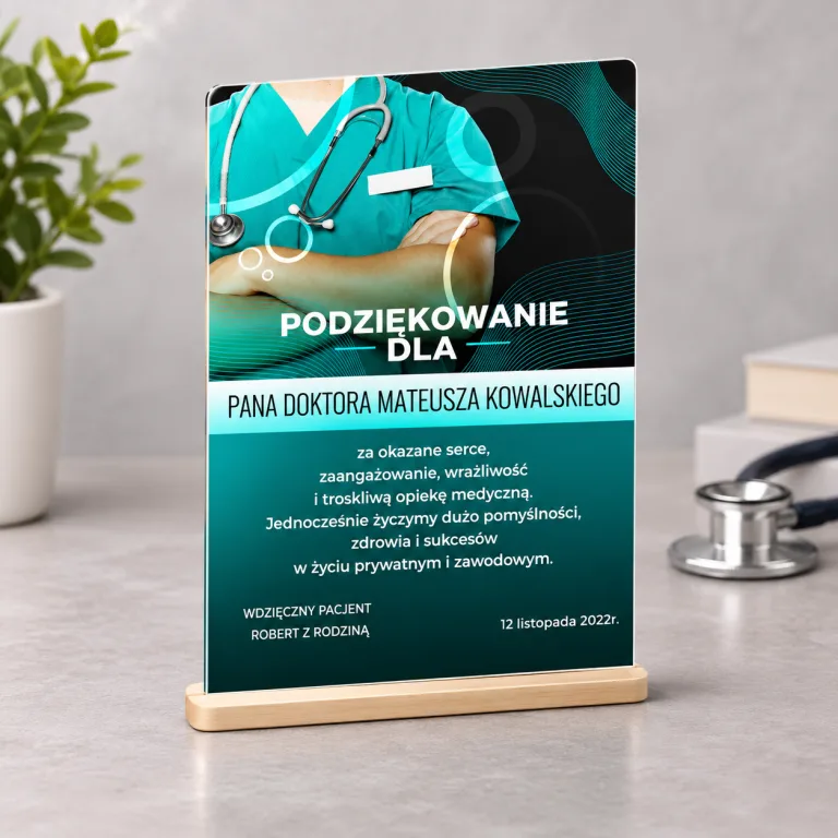 Podziękowanie dla Lekarza – Wyjątkowy Prezent i Upominek